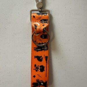 Harveys Orange Halloween Print Key Lanyard
